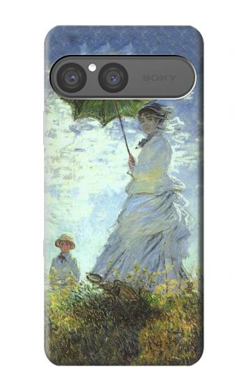 S2415 クロード・モネ パラソルを持つ女性 Claude Monet Woman with a Parasol Sony Xperia 10 VII バックケース、フリップケース・カバー