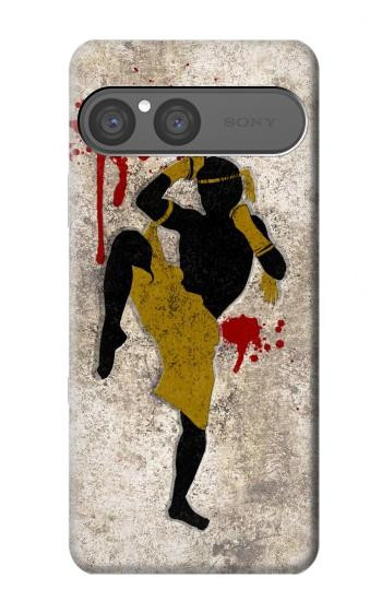 S2635 ムエタイキックボクシング格闘技 Muay Thai Kickboxing Fight Blood Sony Xperia 10 VII バックケース、フリップケース・カバー