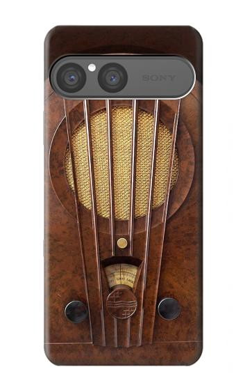 S2655 ヴィンテージベークライトデコラジオ Vintage Bakelite Deco Radio Sony Xperia 10 VII バックケース、フリップケース・カバー