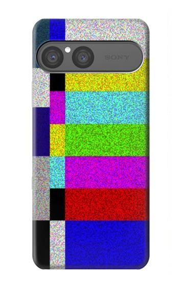 S2871 ノイズ信号テレビ Noise Signal TV Sony Xperia 10 VII バックケース、フリップケース・カバー