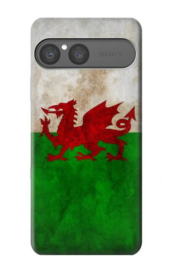 S2976 ウェールズサッカー Wales Football Soccer Red Dragon Flag Sony Xperia 10 VII バックケース、フリップケース・カバー