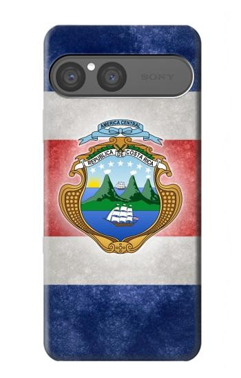 S3003 コスタリカサッカー Costa Rica Football Soccer Flag Sony Xperia 10 VII, 10 VIII バックケース、フリップケース・カバー