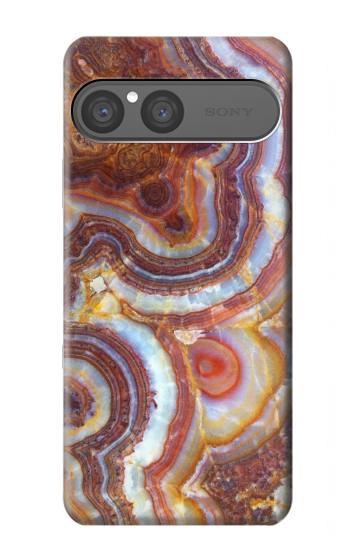 S3034 大理石グラフィック Colored Marble Texture Printed Sony Xperia 10 VII バックケース、フリップケース・カバー