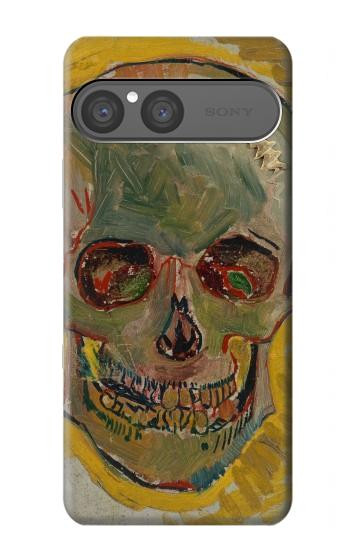 S3359 ヴィンセント・ヴァン・ゴッホ スカル Vincent Van Gogh Skull Sony Xperia 10 VII バックケース、フリップケース・カバー