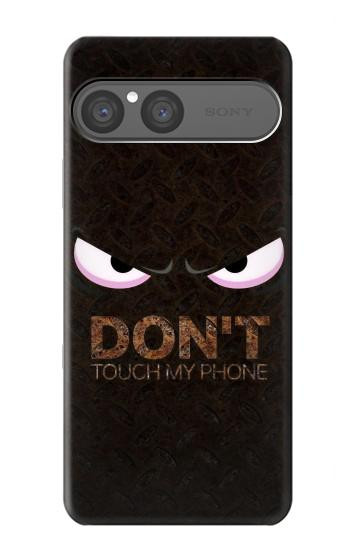S3412 私の携帯に触るな Do Not Touch My Phone Sony Xperia 10 VII バックケース、フリップケース・カバー