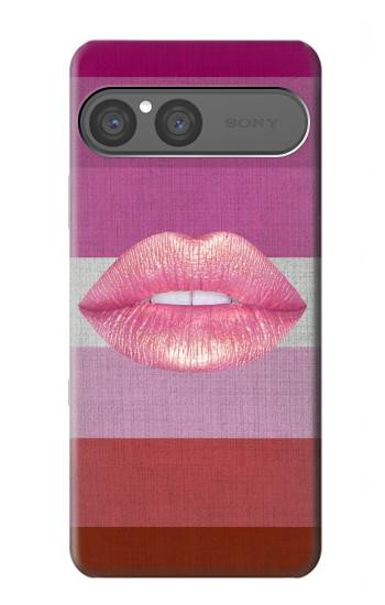 S3473 LGBTレズビアン旗 LGBT Lesbian Flag Sony Xperia 10 VII バックケース、フリップケース・カバー