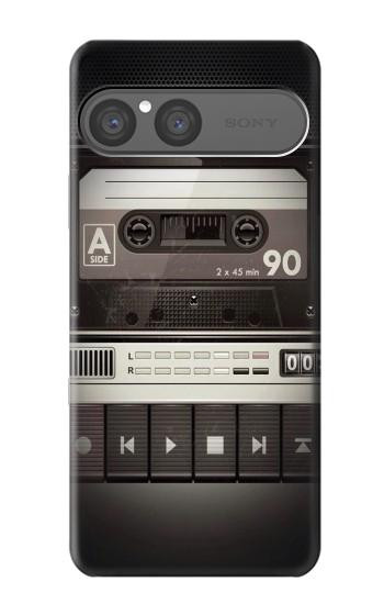 S3501 ビンテージカセットプレーヤー Vintage Cassette Player Sony Xperia 10 VII バックケース、フリップケース・カバー