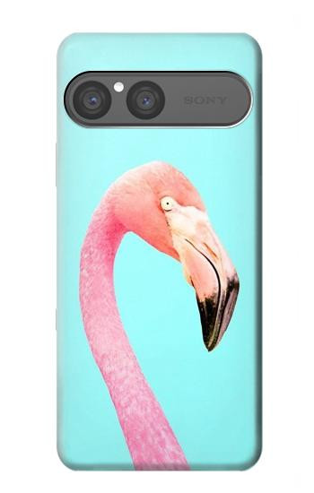 S3708 ピンクのフラミンゴ Pink Flamingo Sony Xperia 10 VII バックケース、フリップケース・カバー