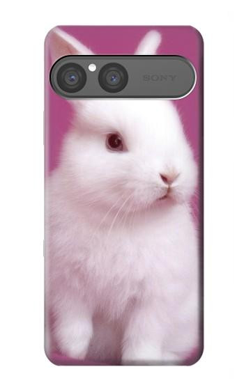 S3870 かわいい赤ちゃんバニー Cute Baby Bunny Sony Xperia 10 VII バックケース、フリップケース・カバー