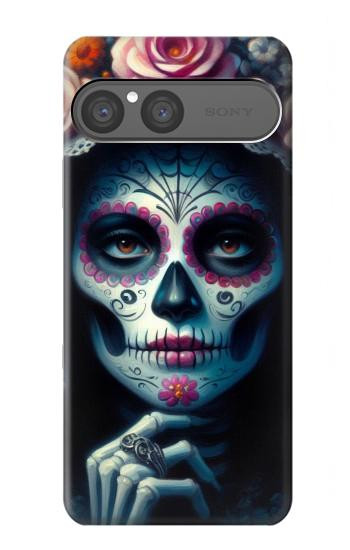 S3990 少女の頭蓋骨 スチームパンク ゴシック Girl Skull Steam Punk Gothic Sony Xperia 10 VII バックケース、フリップケース・カバー