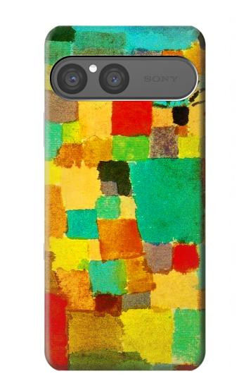 S4075 パウル・クレー作 チュニジア南部の庭園 Paul Klee Southern Tunisian Gardens Sony Xperia 10 VII バックケース、フリップケース・カバー