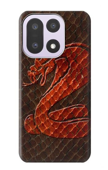 S0663 コブラ 蛇の皮膚 Cobra Snake Skin OnePlus 15 バックケース、フリップケース・カバー