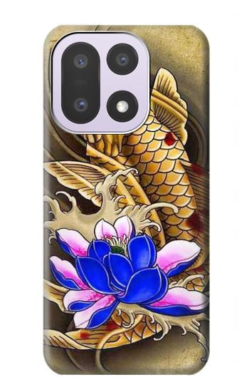 S1604 コイのタトゥー Carp Koi Fish Japanese Tattoo OnePlus 15 バックケース、フリップケース・カバー