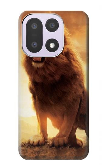 S1957 アスランライオン Lion Aslan OnePlus 15 バックケース、フリップケース・カバー