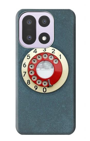 S1968 ロータリーダイヤル電話 Rotary Dial Telephone OnePlus 15 バックケース、フリップケース・カバー