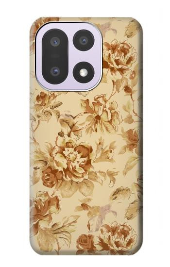 S2180 ヴィンテージ花のパターン Flower Floral Vintage Pattern OnePlus 15 バックケース、フリップケース・カバー