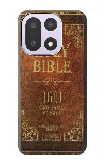 S2890 聖書 Holy Bible 1611 King James Version OnePlus 15 バックケース、フリップケース・カバー