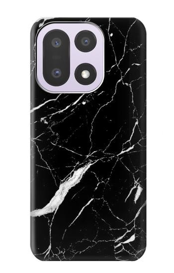 S2895 ブラックマーブルグラフィックプリント Black Marble Graphic Printed OnePlus 15 バックケース、フリップケース・カバー