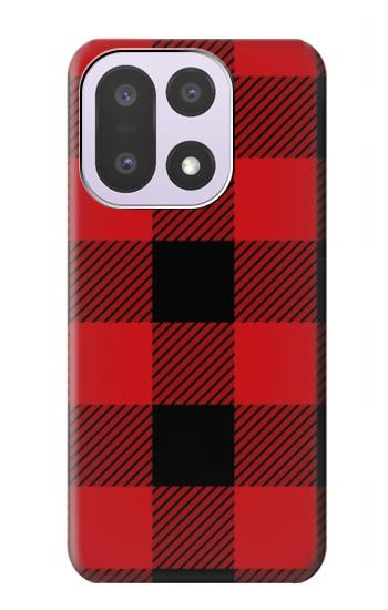 S2931 レッドバッファローチェック柄 Red Buffalo Check Pattern OnePlus 15 バックケース、フリップケース・カバー