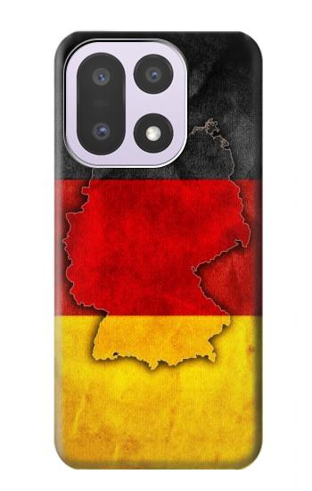 S2935 ドイツ旗地図 Germany Flag Map OnePlus 15 バックケース、フリップケース・カバー