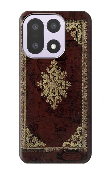 S3014 ヴィンテージマップブックカバー Vintage Map Book Cover OnePlus 15 バックケース、フリップケース・カバー