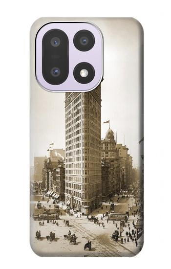 S3046 ニューヨーク フラットアイアンビル Old New York Flatiron Building OnePlus 15 バックケース、フリップケース・カバー