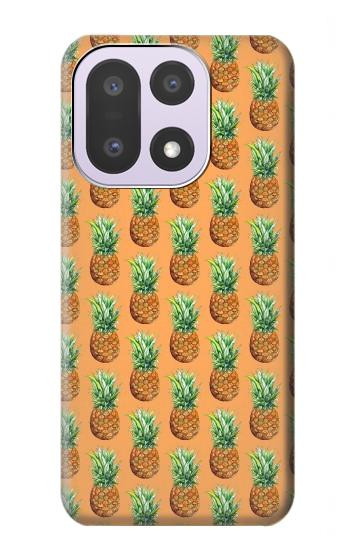 S3258 パイナップル柄 Pineapple Pattern OnePlus 15 バックケース、フリップケース・カバー