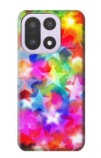 S3292 カラフルディスコスター Colourful Disco Star OnePlus 15 バックケース、フリップケース・カバー