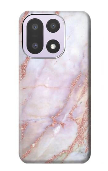 S3482 ピンクの大理石のグラフィックプリント Soft Pink Marble Graphic Print OnePlus 15 バックケース、フリップケース・カバー