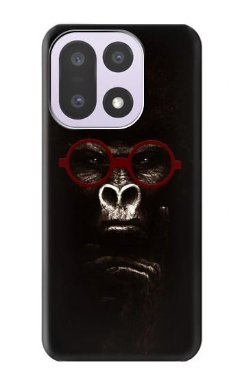 S3529 思考ゴリラ Thinking Gorilla OnePlus 15 バックケース、フリップケース・カバー