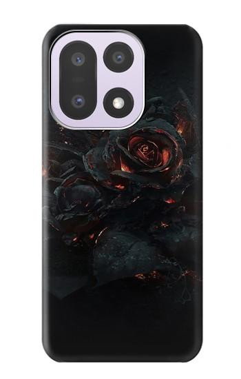 S3672 バーンドローズ Burned Rose OnePlus 15 バックケース、フリップケース・カバー