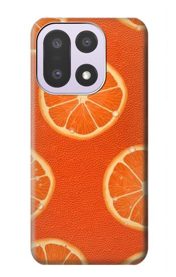 S3946 オレンジのシームレスなパターン Seamless Orange Pattern OnePlus 15 バックケース、フリップケース・カバー