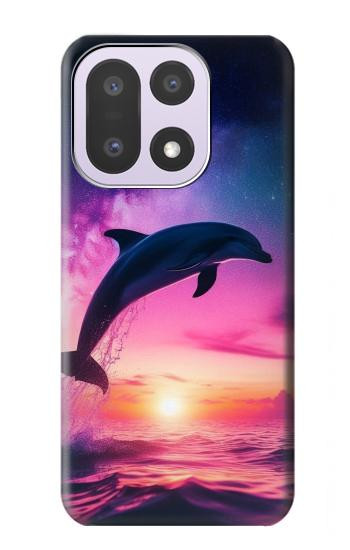 S3980 イルカの夕焼けと天の川 Dolphin Sunset Milky Way OnePlus 15 バックケース、フリップケース・カバー