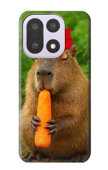 S4068 カピバラ蝶 Capybara Butterfly OnePlus 15 バックケース、フリップケース・カバー