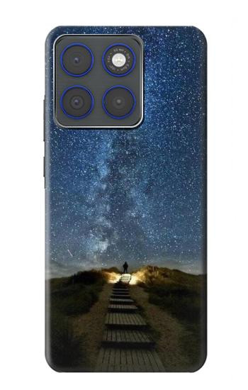 S0734 天国への階段アイスランド Stairway to Heaven Iceland Motorola Edge 70 バックケース、フリップケース・カバー