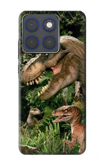 S1452 トレックス ラプター 恐竜 Trex Raptor Dinosaur Motorola Edge 70 バックケース、フリップケース・カバー