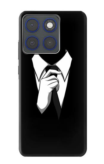 S1591 ブラックスーツで匿名の男 Anonymous Man in Black Suit Motorola Edge 70 バックケース、フリップケース・カバー