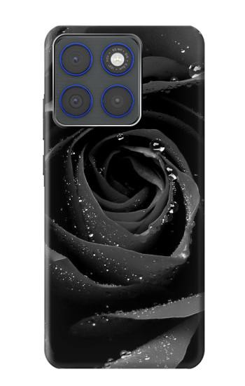 S1598 黒バラ Black Rose Motorola Edge 70 バックケース、フリップケース・カバー