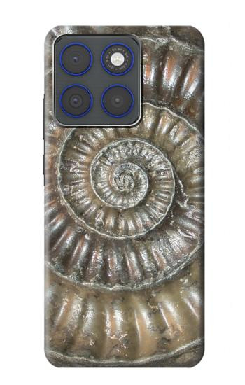 S1788 アンモナイト化石 Ammonite Fossil Motorola Edge 70 バックケース、フリップケース・カバー