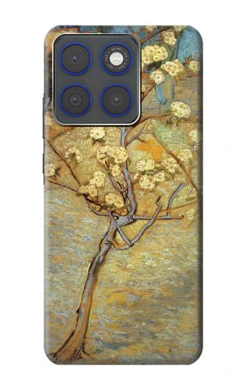 S1978 ヴァン・ゴッホ ピアツリー満開 Van Gogh Letter Pear Tree Blossom Motorola Edge 70 バックケース、フリップケース・カバー