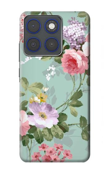 S2178 花アートの絵画 Flower Floral Art Painting Motorola Edge 70 バックケース、フリップケース・カバー