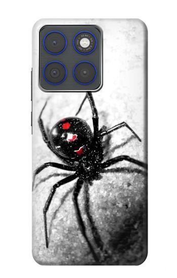 S2386 クロゴケグモ Black Widow Spider Motorola Edge 70 バックケース、フリップケース・カバー