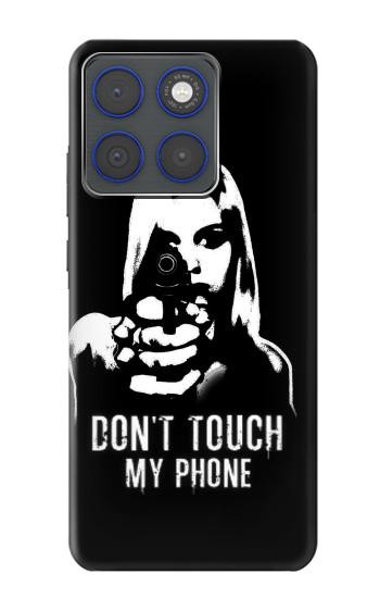 S2518 私の携帯電話を触るな Do Not Touch My Phone Motorola Edge 70 バックケース、フリップケース・カバー