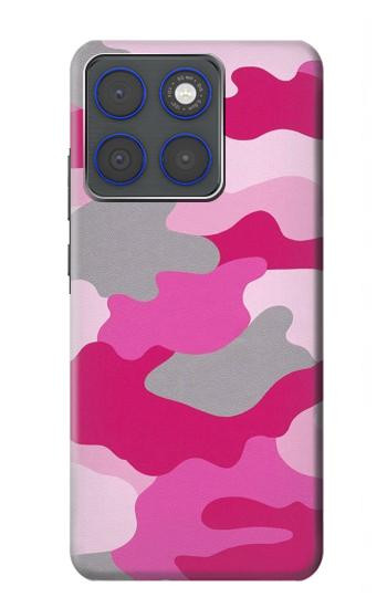 S2525 ンク迷彩 Pink Camo Camouflage Motorola Edge 70 バックケース、フリップケース・カバー