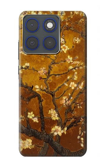 S2663 黄開花アーモンドの木 フィンセント・ファン・ゴッホ Yellow Blossoming Almond Tree Van Gogh Motorola Edge 70 バックケース、フリップケース・カバー