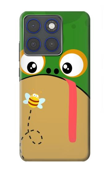 S2765 かわいいカエル ハチ 漫画 Frog Bee Cute Cartoon Motorola Edge 70 バックケース、フリップケース・カバー