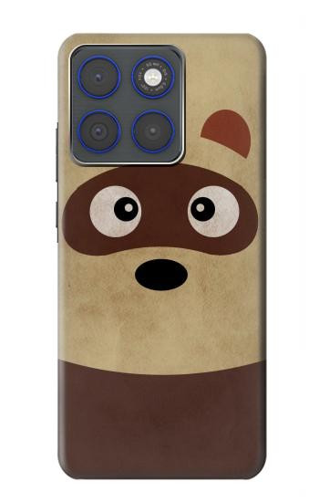 S2825 かわいいアライグマ Cute Cartoon Raccoon Motorola Edge 70 バックケース、フリップケース・カバー