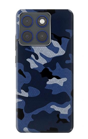S2959 海軍迷彩 Navy Blue Camo Camouflage Motorola Edge 70 バックケース、フリップケース・カバー
