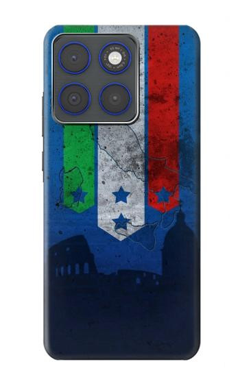 S2983 イタリアサッカー Italy Football Soccer Flag Motorola Edge 70 バックケース、フリップケース・カバー