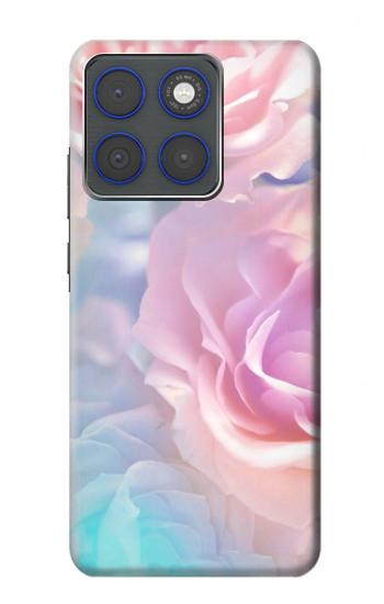 S3050 ヴィンテージパステルの花 Vintage Pastel Flowers Motorola Edge 70 バックケース、フリップケース・カバー